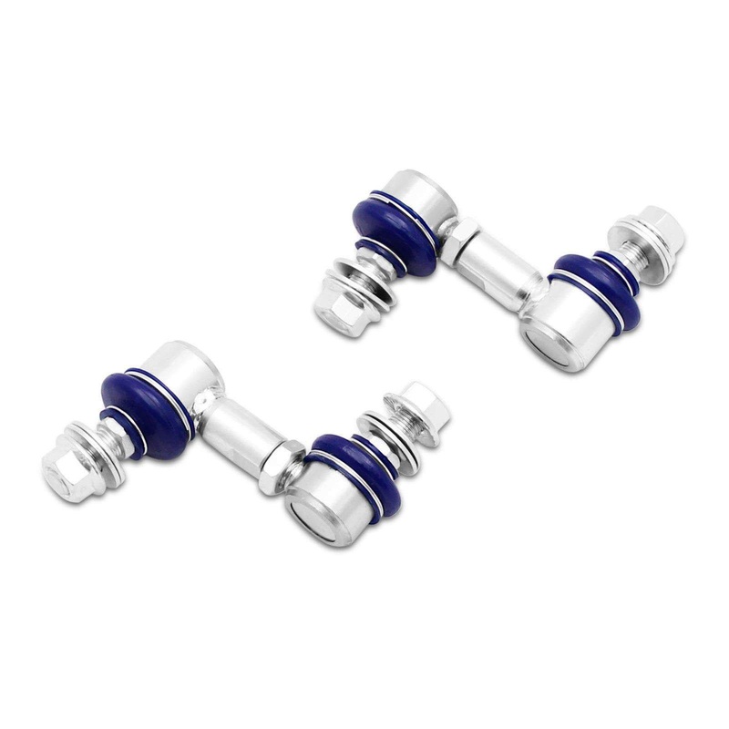 SuperPro Front Sway Bar Link Kit – Heavy Duty Adjustable | Multiple Subaru Fitments (TRC1225)