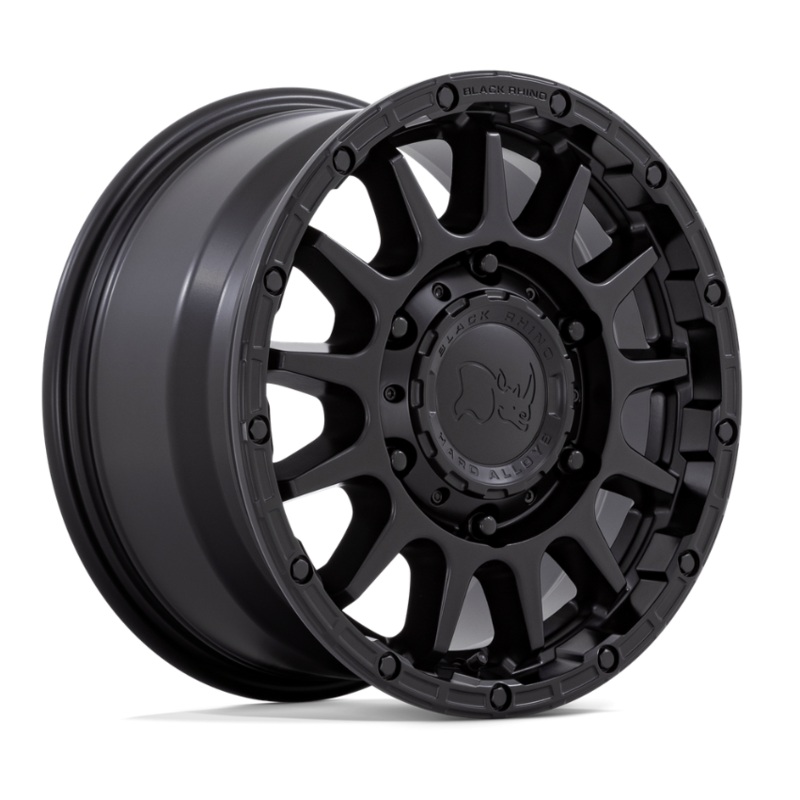 16×8.0 Black Rhino Sequoia Matte Black