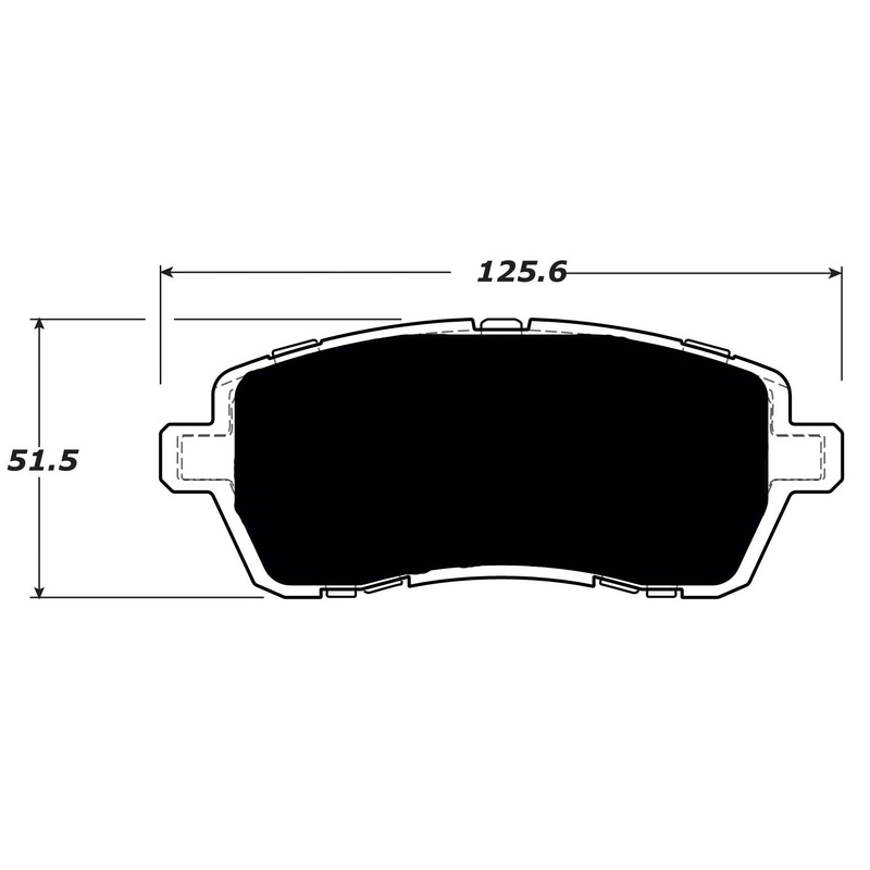 Porterfield Brake Pads for 2018 FORD FIESTA- Rear Drum