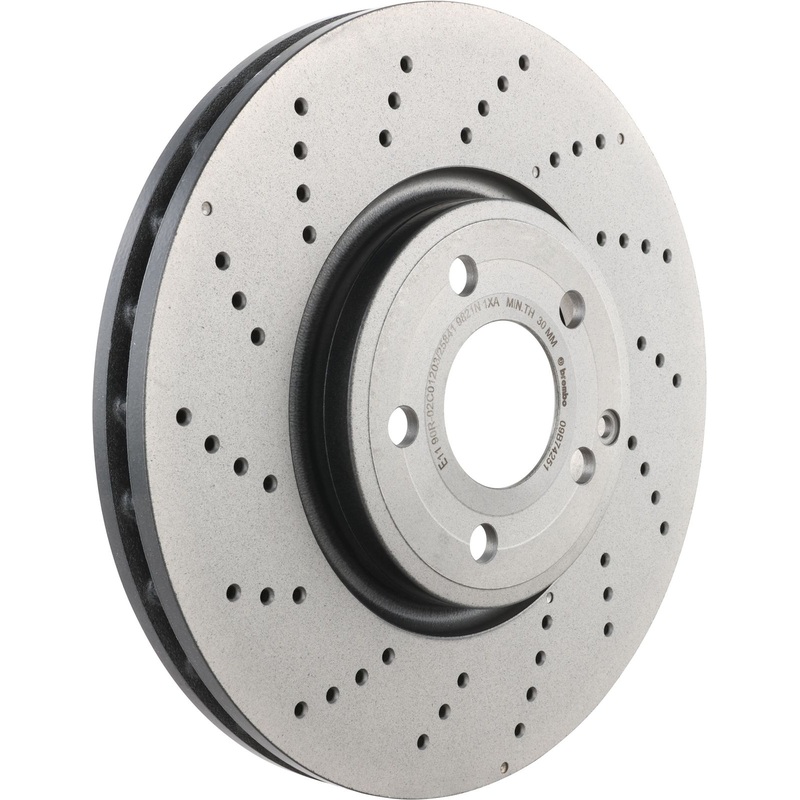 PRIME UV Coated Front Disc Brake Rotor – 09.B742.51