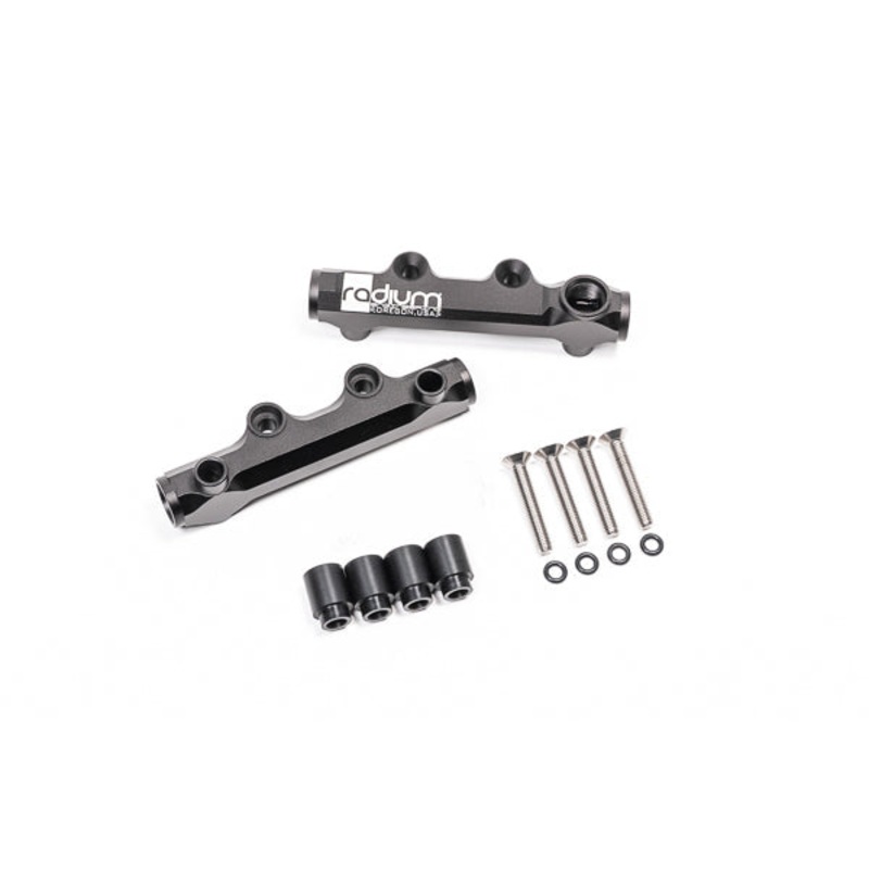 Radium Engineering Top Feed Fuel Rail Upgrade with Top Port – 02-14 WRX / 06-21 STI