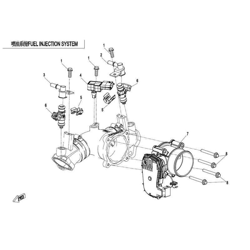 Throttle Body by CF Moto