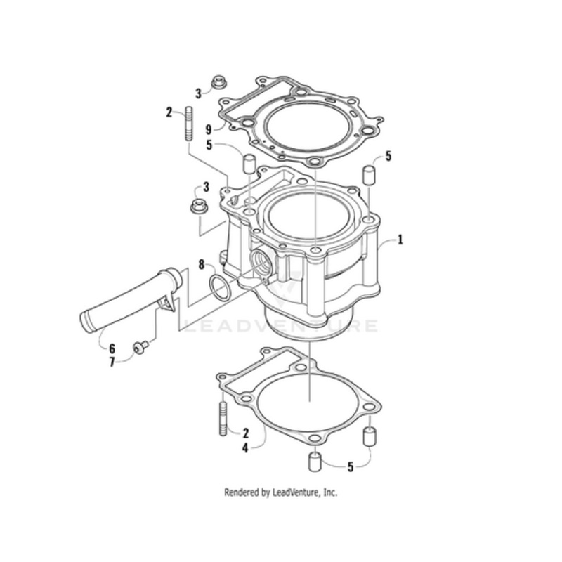 Cylinder A550-09Ma92-Mach (Rb 0804-066) by Arctic Cat