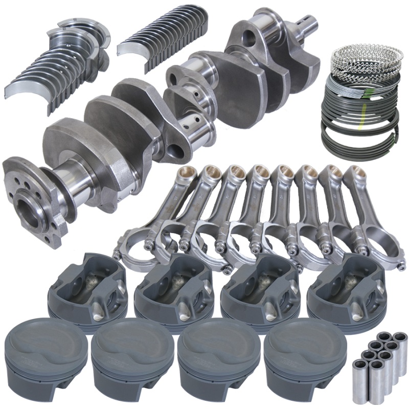 Eagle Chevy LT1350 1Pc 3.750in Crank 6.000in I-Beam Rods -16cc 4.040in Pistons Rotating Assembly