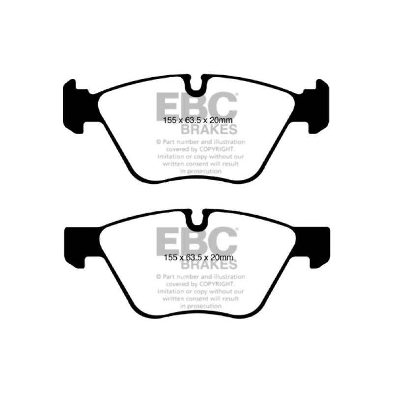 EBC 08-10 BMW 128 3.0 Yellowstuff Front Brake Pads