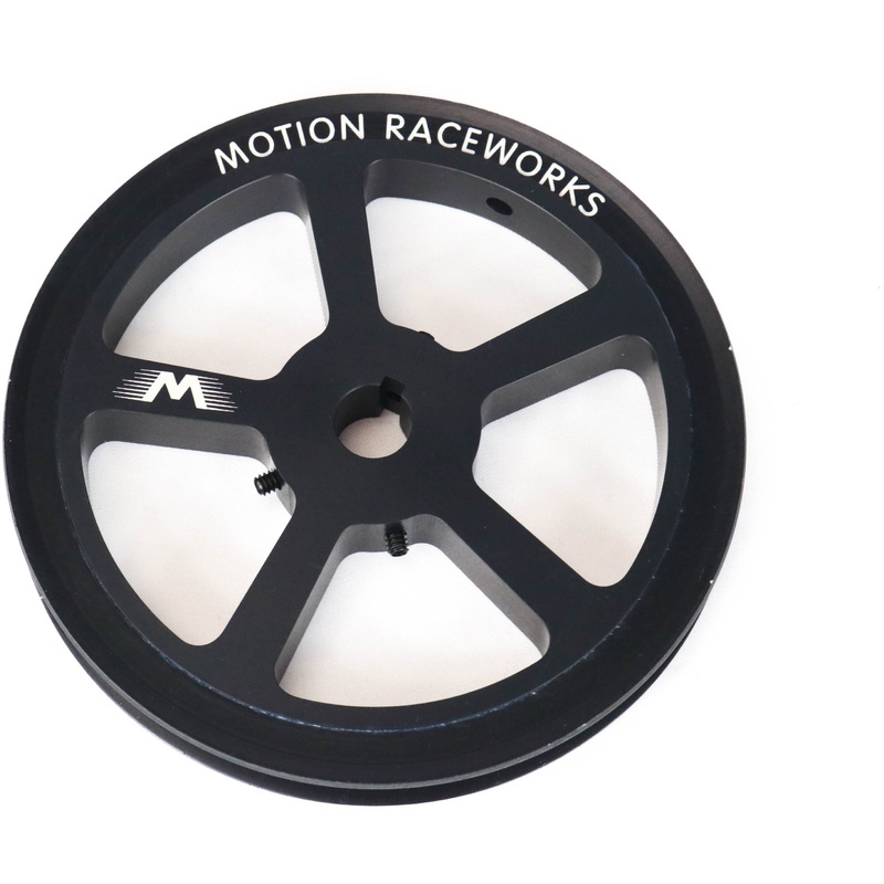 Motion Raceworks 56 Tooth 10mm wide (8mm HTD) Pulley for 5/8″ Keyed Shaft