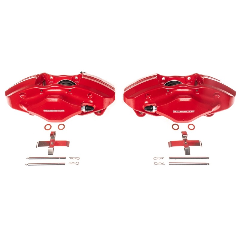 Powerstop Red Powder Coated OE Type Rear Brake Calipers – Multiple Subaru Fitments