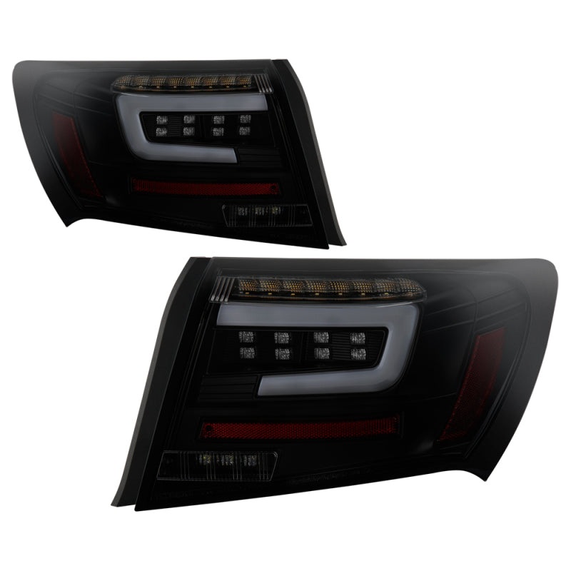 Spyder 08-11 Subaru Impreza WRX 4DR LED Tail Lights – Black Smoke ALT-YD-SI084D-LED-BSM