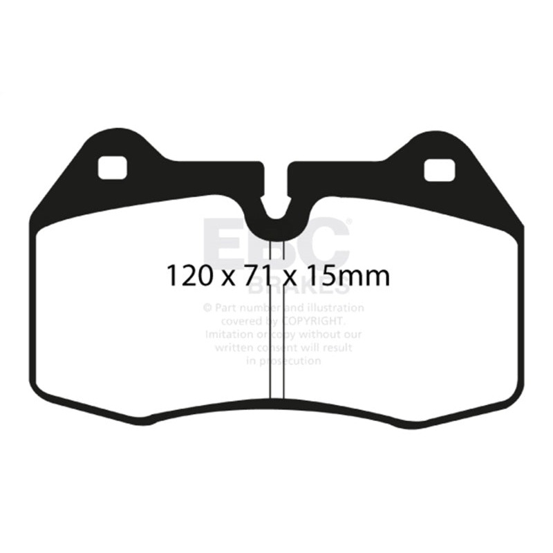EBC 03-04 Infiniti G35 3.5 (Manual) (Brembo) Yellowstuff Front Brake Pads