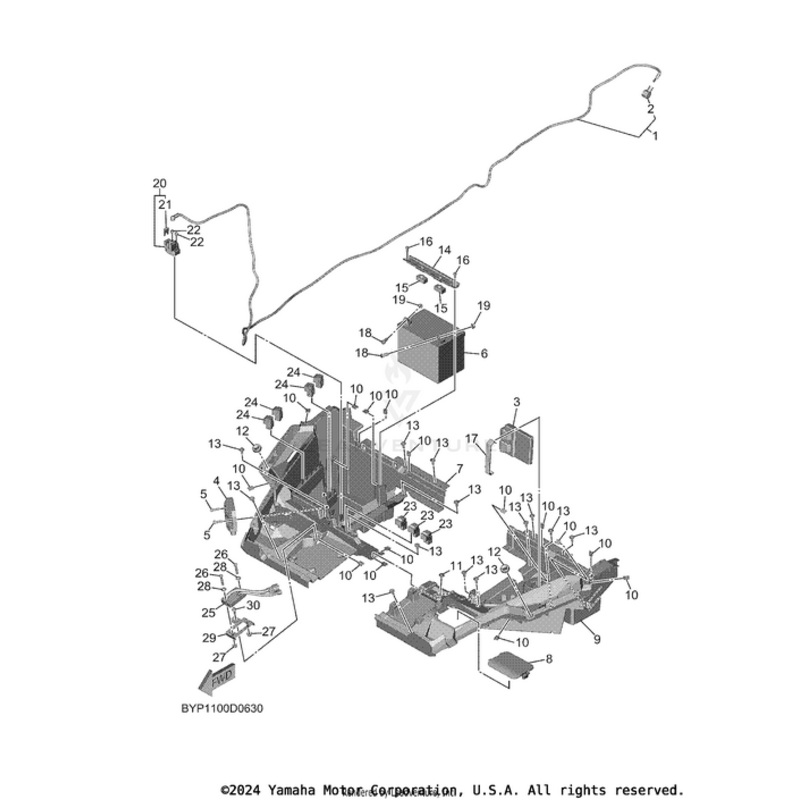 Engine Control Unit Assembly by Yamaha