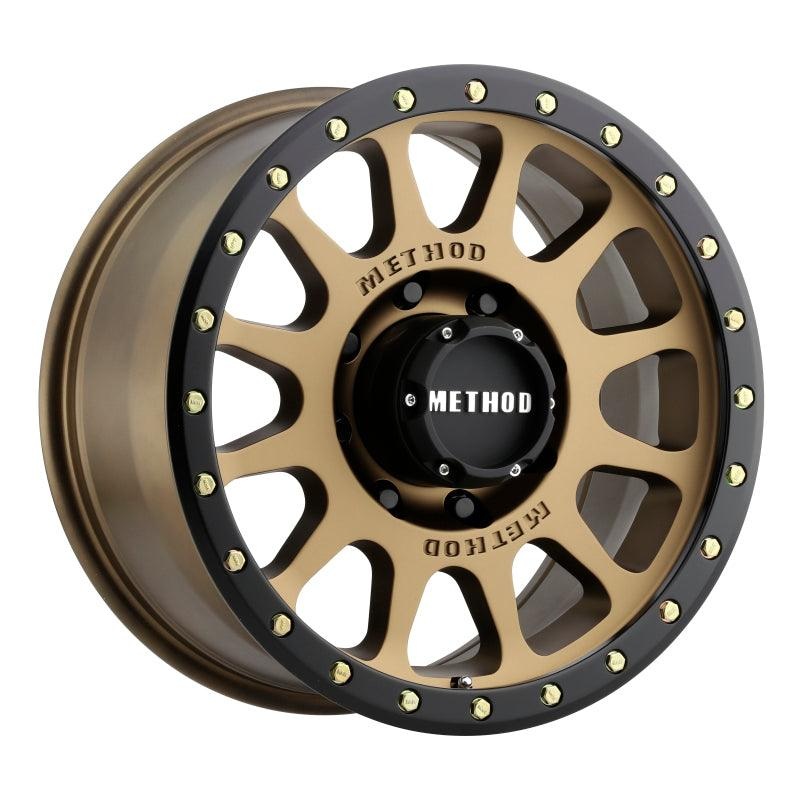 Method MR305 NV 20×9 +18mm Offset 8×6.5 130.81mm CB Method Bronze/Black Street Loc Wheel
