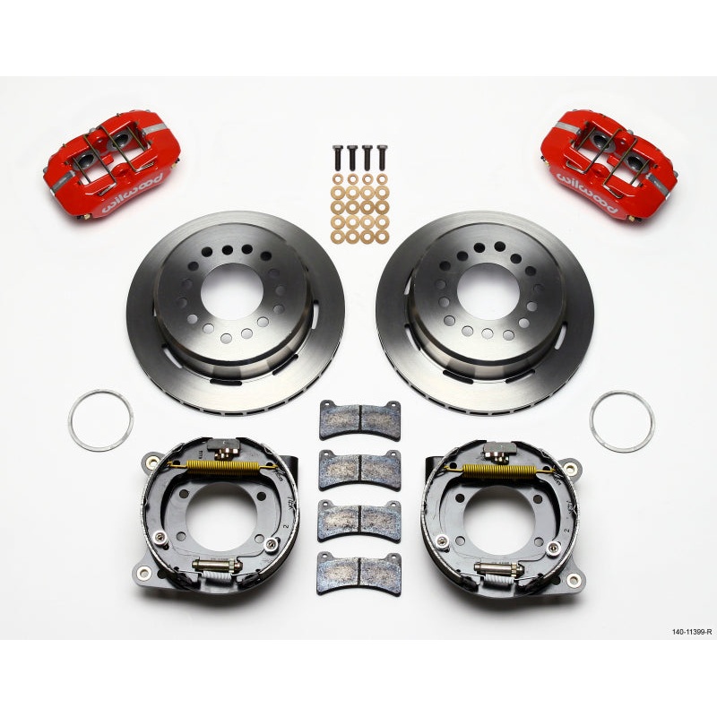 Wilwood Dynapro Low-Profile 11.00in P-Brake Kit – Red 93-97 Camaro/Firebird 2.75in Offset