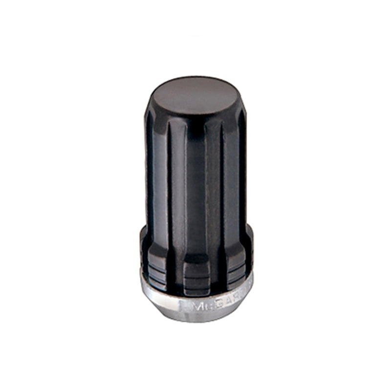 McGard SplineDrive Lug Nut (Cone Seat) M14X1.5 / 1.648in. Length (Box of 50) – Black (Req. Tool)