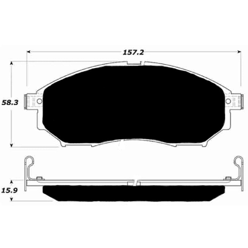 Porterfield Brake Pads for 2008 INFINITI EX35