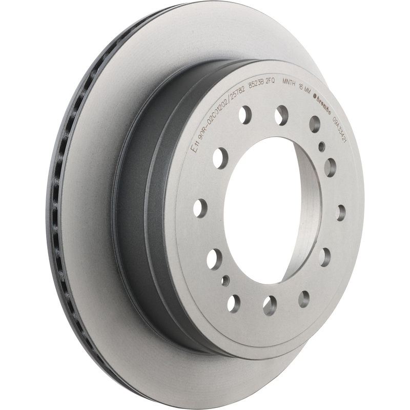 PRIME UV Coated Rear Disc Brake Rotor – 09.A334.21