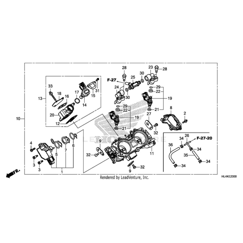 Stay, Hose Clamp by Honda