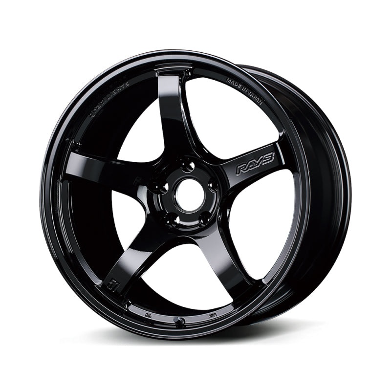 Gram Lights 57CR 18×9.5 +22 5×114.3 Gloss Black Wheel