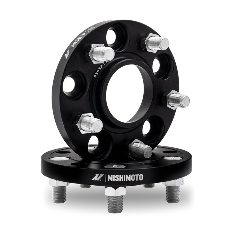 Mishimoto Wheel Spacers – 5×114.3 – 60.1 – 25 – M12 – Black