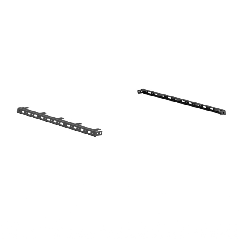 Road Armor TRECK Dual Upper 5-1/2-6ft Bed Accessory Rail & 5-Light Mounts – Tex Blk (Pair)