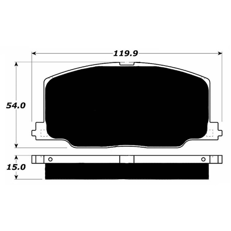 Porterfield Brake Pads for 1991 LEXUS ES 250