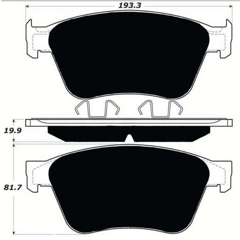 Porterfield Brake Pads for 2010 BENTLEY CONTINENTAL