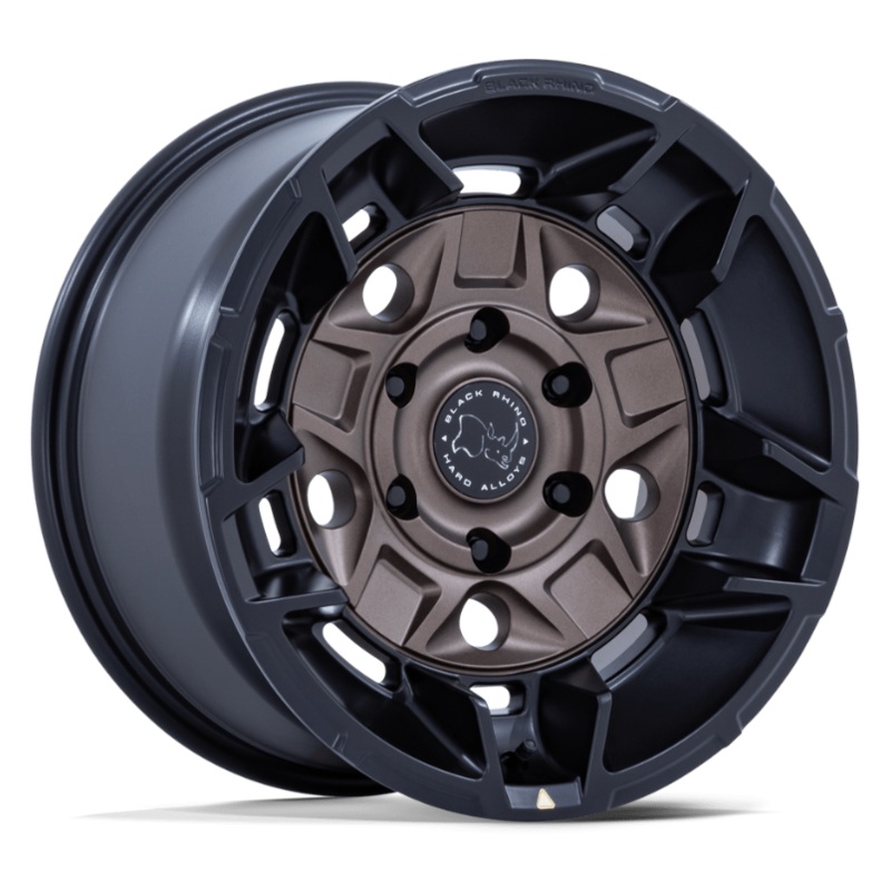 17×8.5 Black Rhino BR028 Guard Burnt Bronze w/ Matte Black Lip