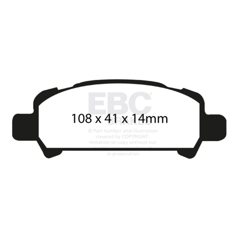 EBC 02-06 Subaru Baja 2.5 Redstuff Rear Brake Pads