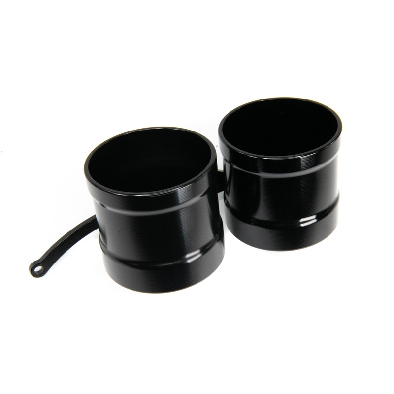 Operator Series Dual Billet Cup Holder Attachment for Rear Exit Cable Shifter
