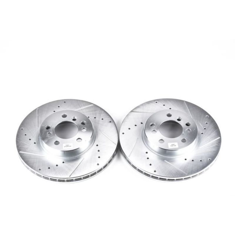 PowerStop Power Stop 00-06 BMW X5 Front Evolution Drilled & Slotted Rotors – Pair