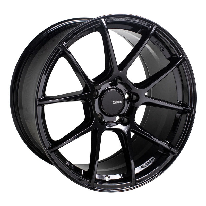 Enkei TS-V 18×9.5 5×114.3 38mm Offset 72.6mm Bore Gloss Black Wheel