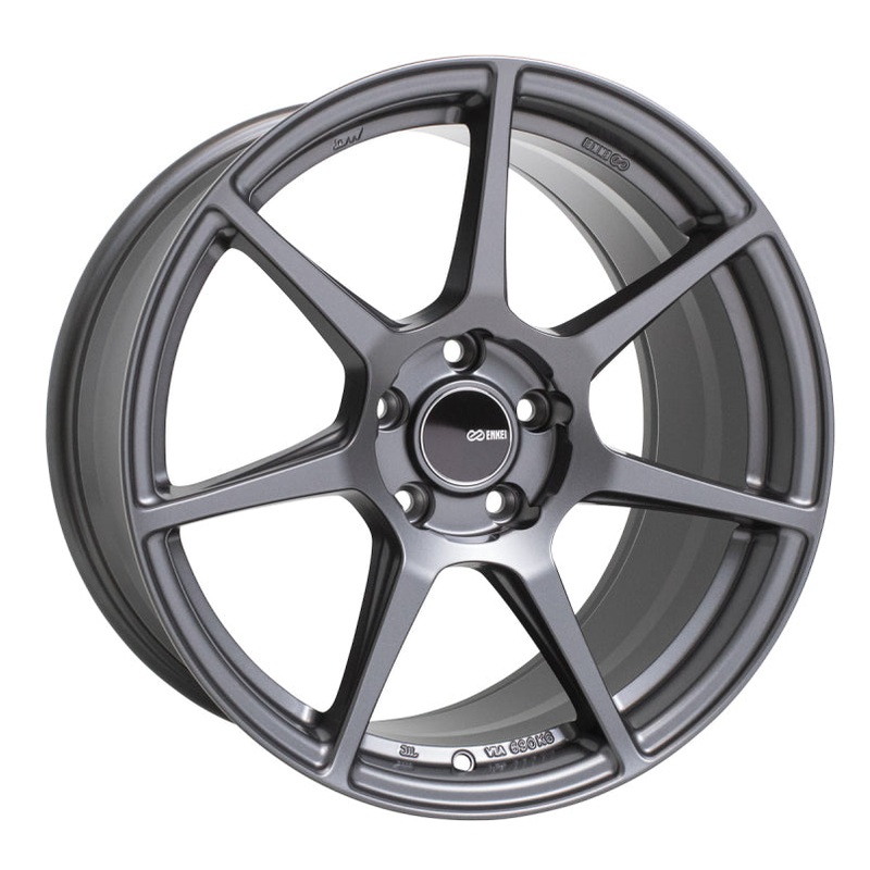 Enkei TFR 17×8 5×114.3 45mm Offset 72.6 Bore Diameter Matte Gunmetal Wheel