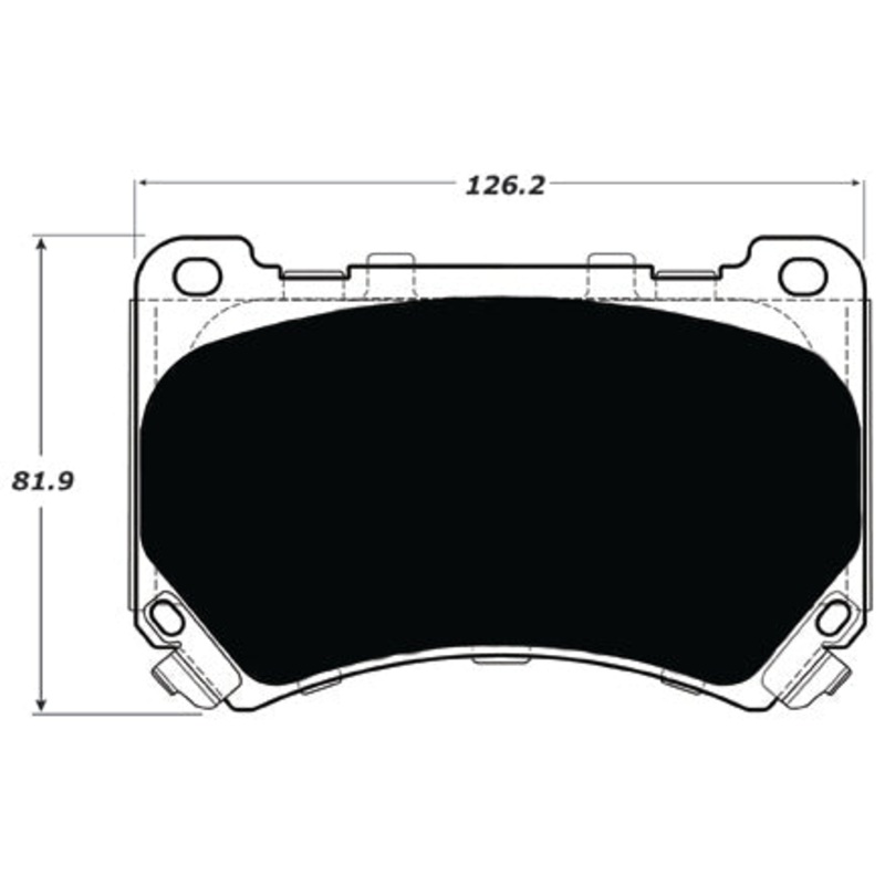 Porterfield Brake Pads for 2012 HYUNDAI EQUUS 4.6L