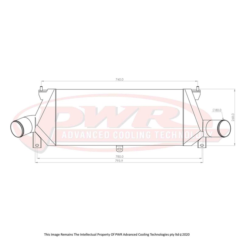 PWR – 81mm Performance Intercooler (Nissan Skyline R32/R33 GTR 89-98)