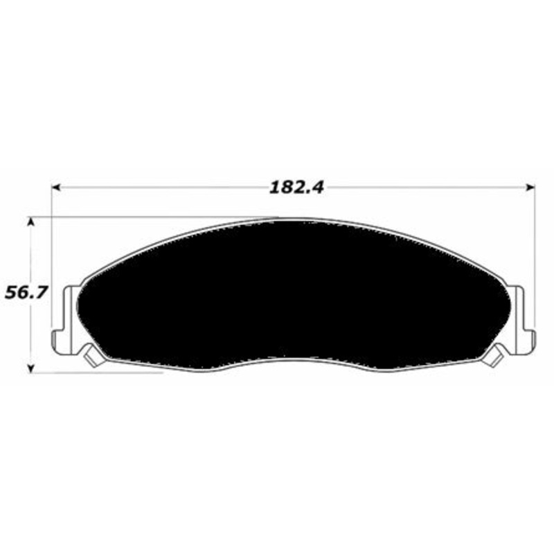 Porterfield Brake Pads for 2006 CADILLAC STS Std Brakes