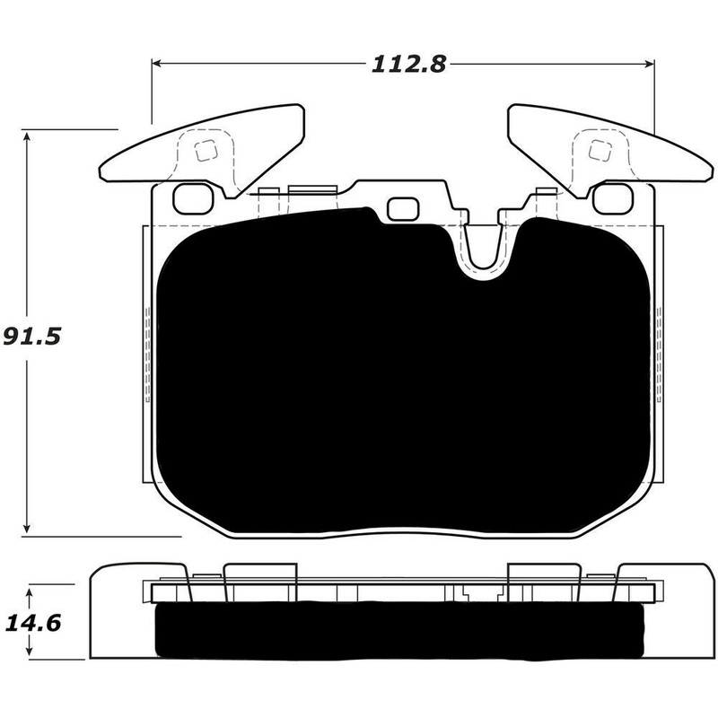 Porterfield Brake Pads for 2016 MINI Clubman w/Sport Brake Retrofit Kit