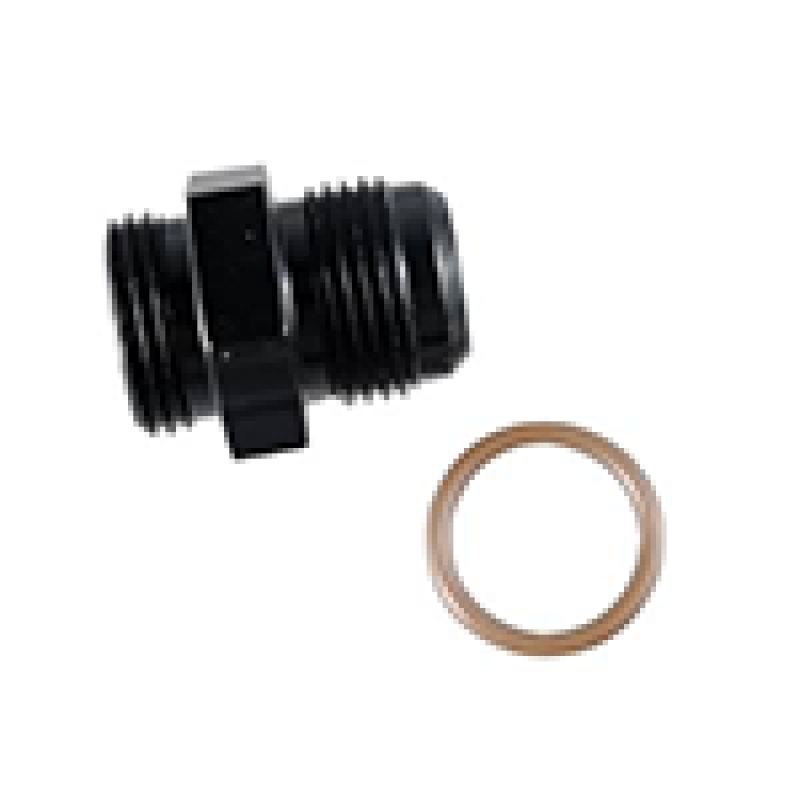 Fragola -6AN x 1 1/16-12 (12) Radius Fitting – Black