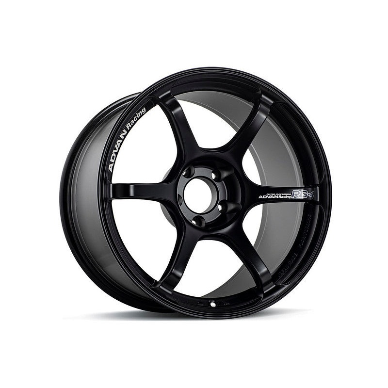 Advan RG-4 18×10 +35 5-114.3 Semi Gloss Black Wheel