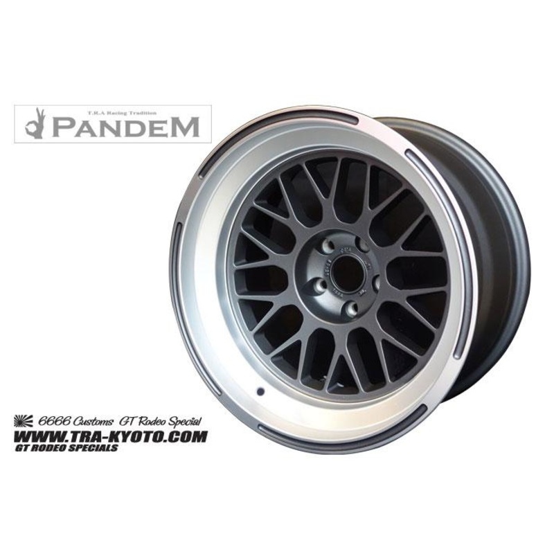 GReddy Pandem 6666 Wheels 18×11 -40 5-100 Gunmetal