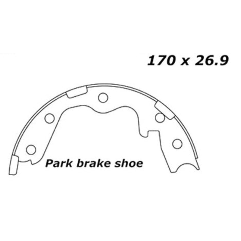 Porterfield Brake Shoes for 1990 NISSAN 300ZX