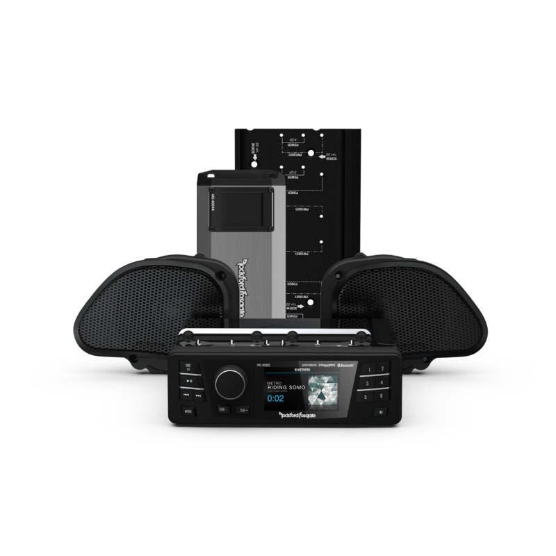 Rockford Fosgate HD9813RG-PMX-STG2 Stage-2 Complete Kit for 1998-2013 Harley-Davidson Road Glide Gen-3
