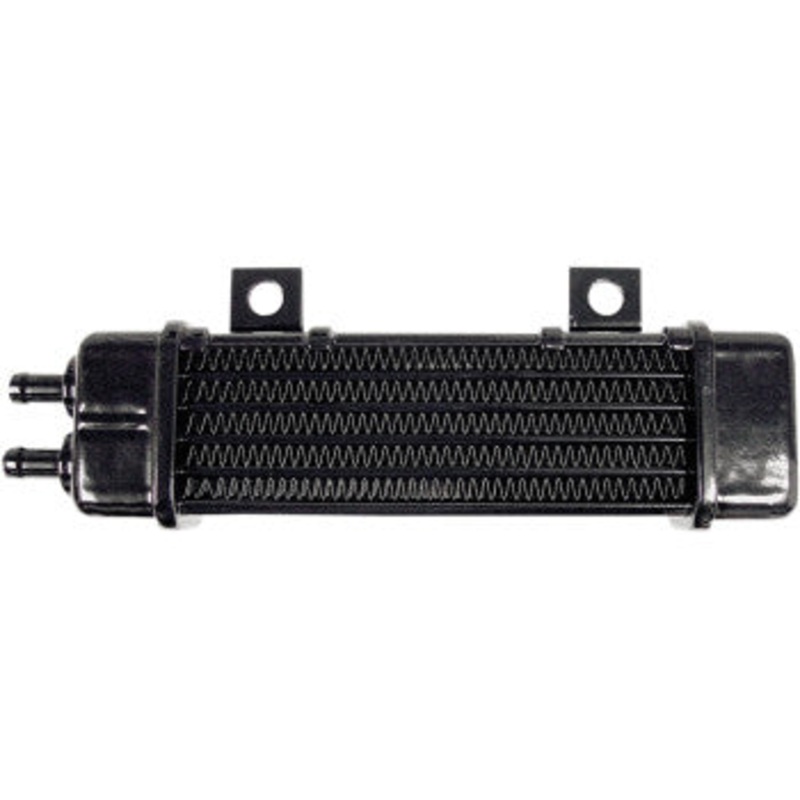 Universal Oil Cooler – 6-Row – Gloss Black by Jagg Oil Coolers