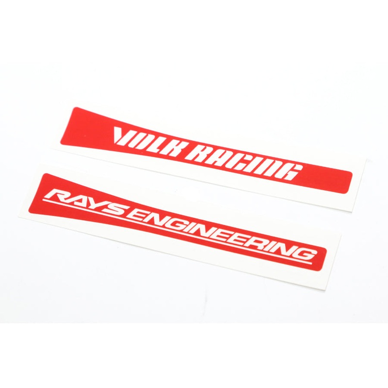 Volk Racing CE28SL 17/18″ Spoke Sticker (2 Pieces / Red) Set of Four [4]