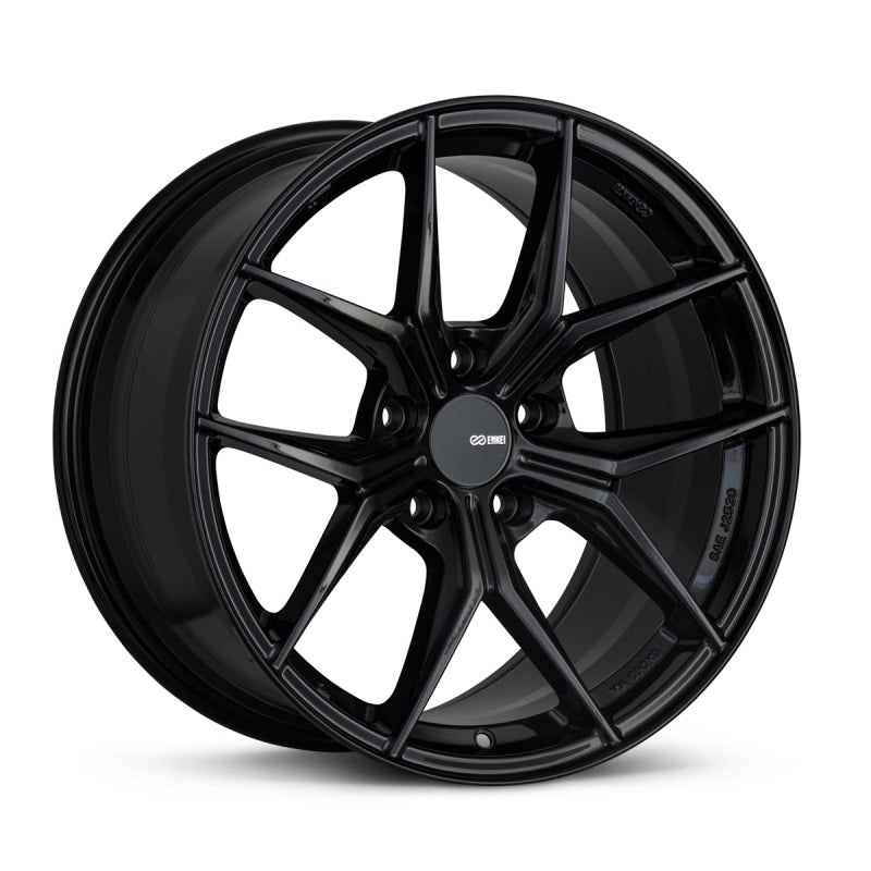 Enkei TSR-X 18×8 45mm Offset 5×112 BP 72.6mm Bore Gloss Black Wheel