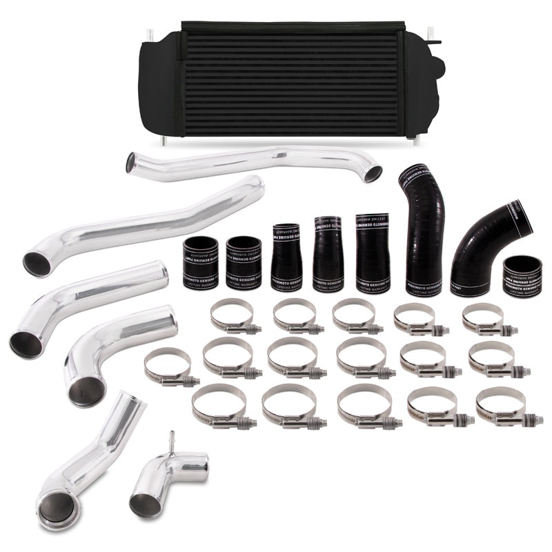 Mishimoto 2017+ Ford F150 3.5L EcoBoost Performance Intercooler Kit – Black Cooler Polished Pipes