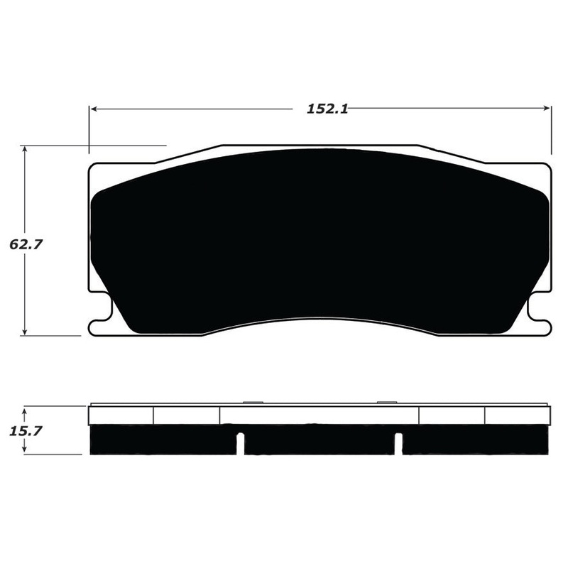 Porterfield Brake Pads for 2009 JAGUAR XKR S w/Alcon Brake Pkg.