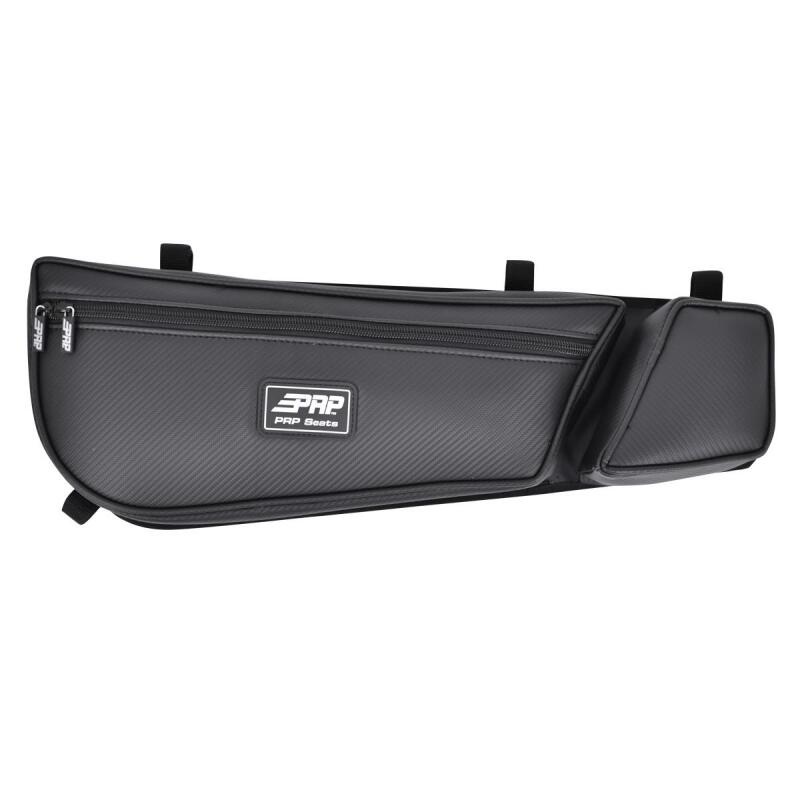 PRP Can-Am Maverick X3 Door Bag with Knee Pad- Black (Pair)