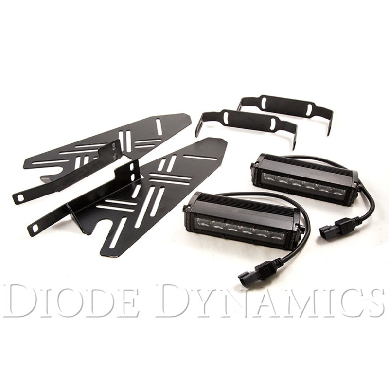 Raptor 2017 Stage Series Fog Kit Stage Series 6 Inch White Driving Diode Dynamics