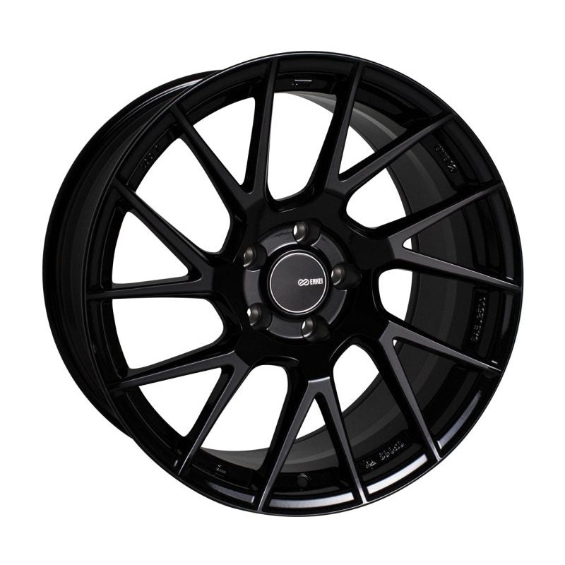 Enkei TM7 18×8.5 5×114.3 25mm Offset 72.6mm Bore Gloss Black Wheel