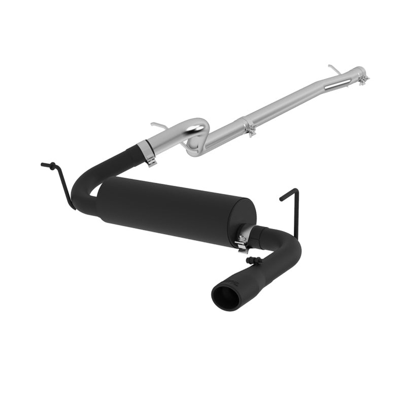 MBRP 2007-2009 Jeep Wrangler 4dr 3.8L V6 Cat Back Single