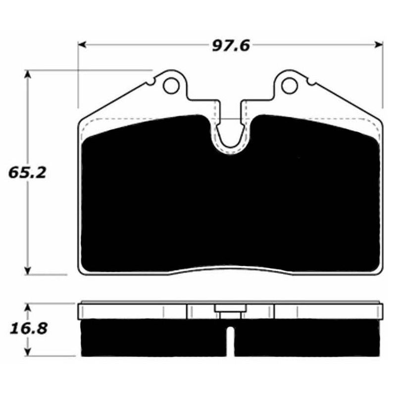 Porterfield Brake Pads for 1990 PORSCHE 911 Carrera 4